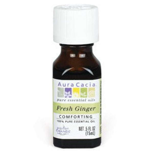 Aura Cacia Essential Fresh Ginger 0.5 Ounce