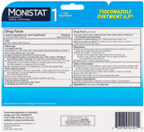 Monistat 1Day Yeast Infection Treatment Prefilled Tioconazole Ointment 0.16 Oz