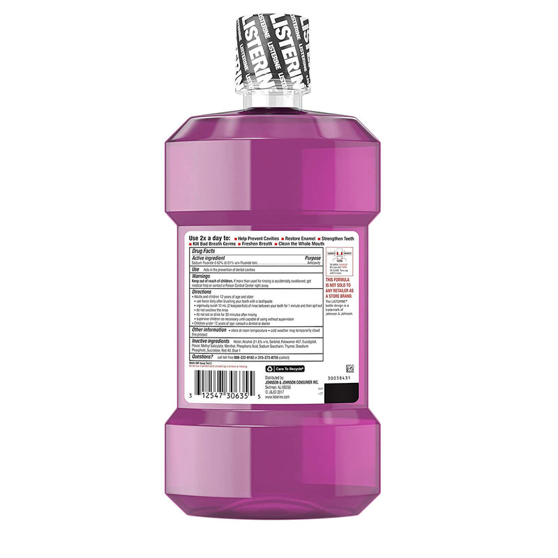 Listerine Total Care Anticavity Fluoride Mouthwash. 500 ml