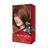 Revlon Colorsilk Beautiful Color, Permanent Hair Dye with Keratin, 100% Gray Coverage, Ammonia Free, 41 Medium Brown