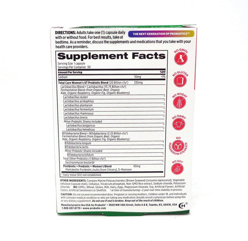 Probulin Probiotic Total Care Women 20Billion Capsules