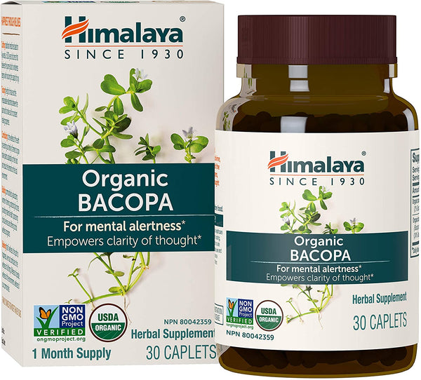 Himalaya Bacopa for Mental Alertness 750mg 30 Caplets