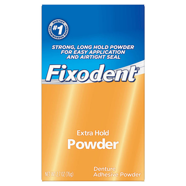 Fixodent Extra Hold Denture Adhesive Powder 2.7 oz