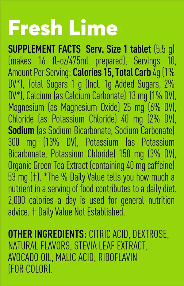 Nuun Hydration Sport + Caffeine Lime Effervescent Tablets