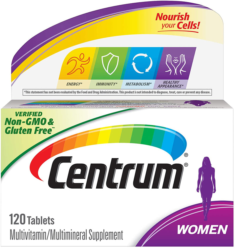 Centrum Multivitamin for Women Multivitamin/Multimineral 120 tabletas