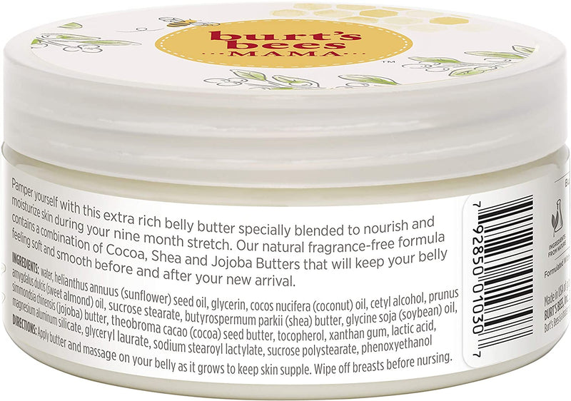 Burt's Bees Mama Bee Bellybutter Vitamin E 6.5 Oz