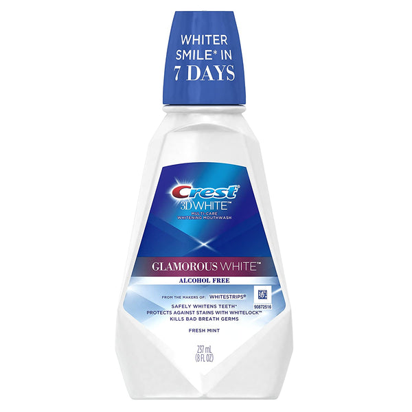 Crest 3D White White Multi-Care Whitening Rinse. 8 oz