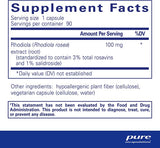 Pure Encapsulations Rhodiola Rosea 90 Capsules