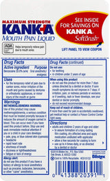 Kank-A Mouth Pain Liquid Professional Strength 0.43 oz