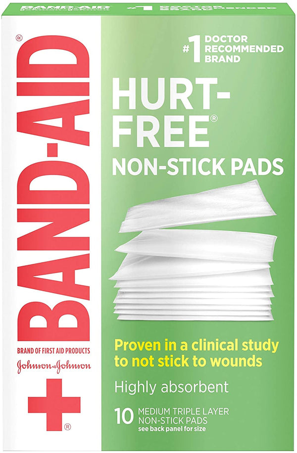 Band-Aid Adhesive Bandages, Non-Stick Pads
