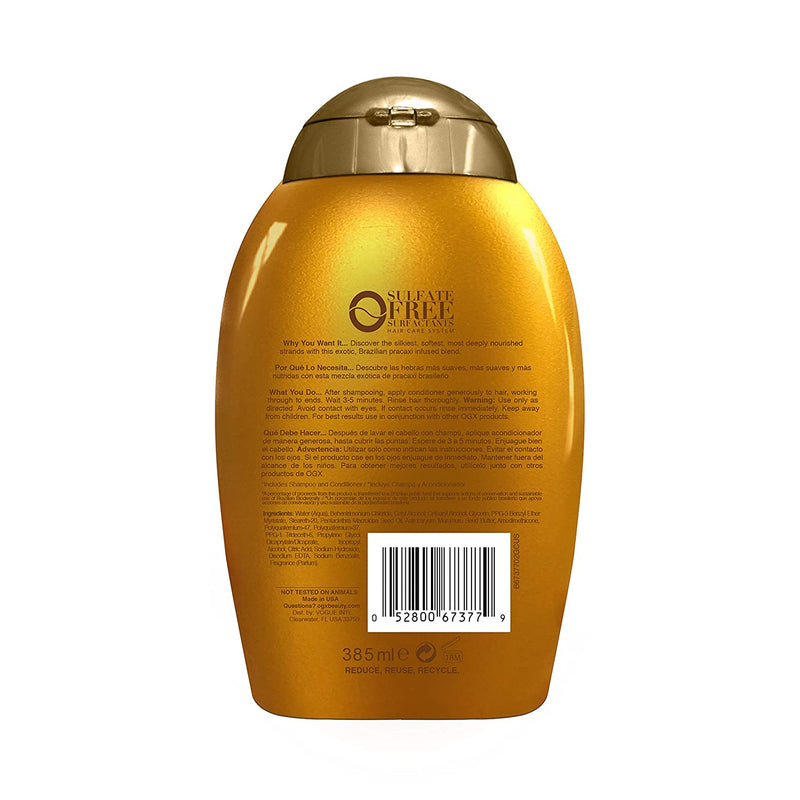 OGX Deeply Restoring + Pracaxi Recovery Oil Conditioner for Color-Treated Hair, 13 fl. oz