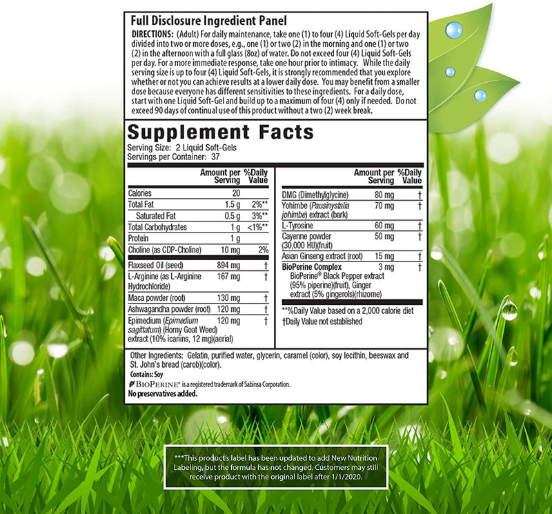Irwin Naturals l-arginina líquido softgels