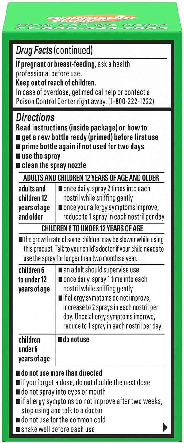 Rhinocort Allergy Nasal Spray con budesonide