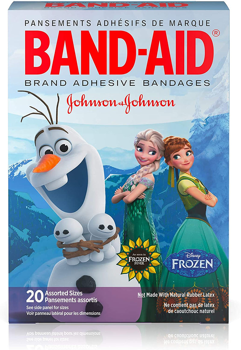 Band-Aid Brand Adhesive Bandages Characters Assorted Sizes 20 ct