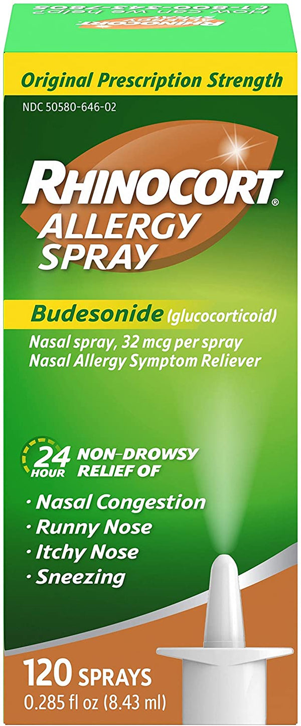 Rhinocort Allergy Nasal Spray con budesonide