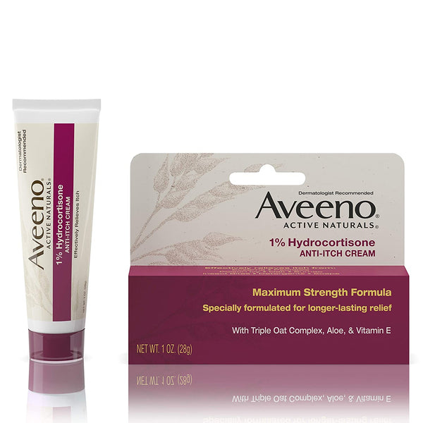 Aveeno Maximum Strength 1% Hydrocortisone Anti-Itch Cream