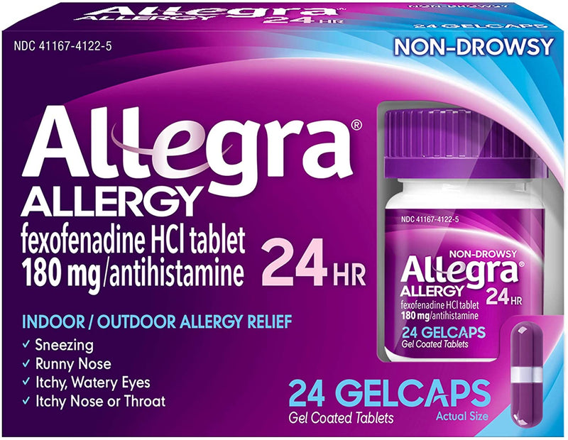 Allegra 24hr gelcaps 24ct