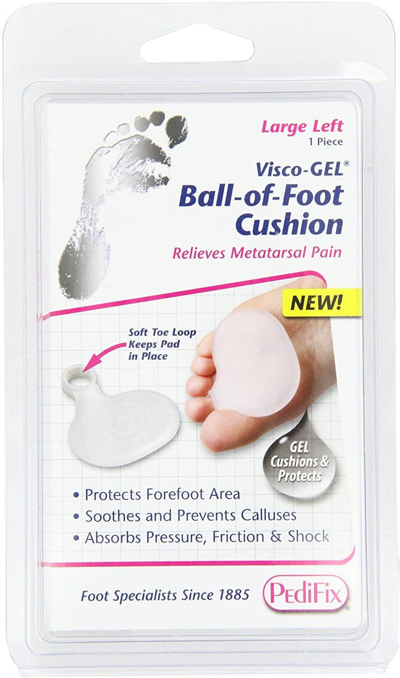 PediFix Visco_GEL¨ Ball of Foot Cushion Large Left
