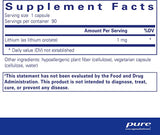 Encapsulaciones puro orotato de litio 1 mg 90 cápsulas