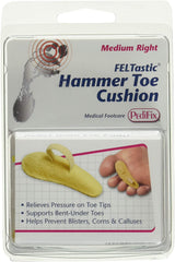 PediFix Soft Felt Hammer Toe Cushion Medium Right