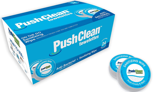 Pushclean on the Go desinfectante toallitas