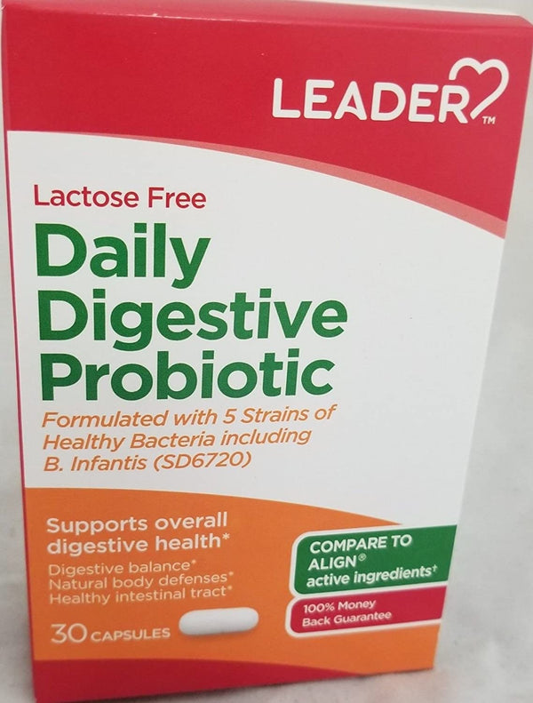 Líder cápsulas probióticas digestivas diarias