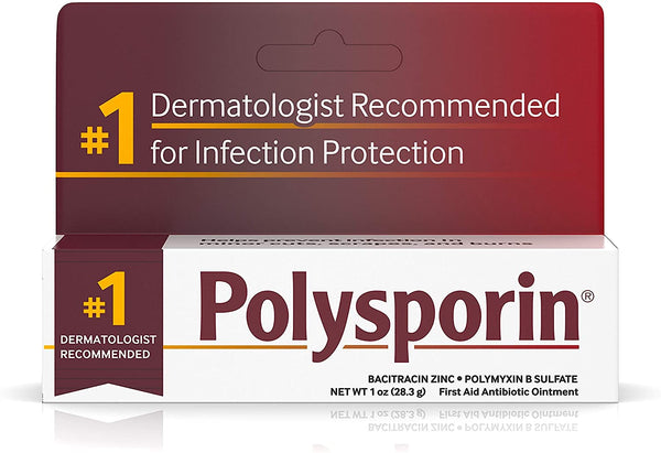 Polysporin First Aid Topical Antibiotic Ointment. Travel Size, 1.0 oz