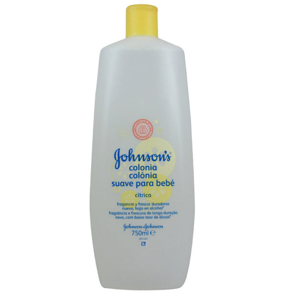 Eau de Colonia de Johnson para bebé 750 ml. Agrios.