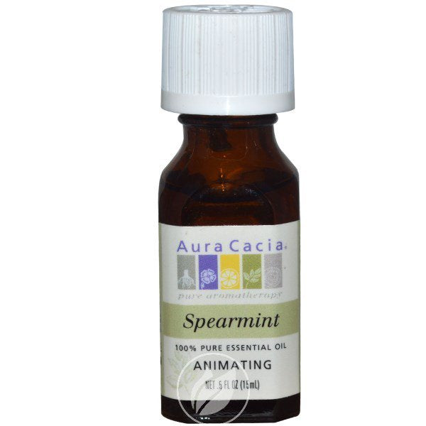 Aura Cacia Essential Oil Spearmint 0.5 Ounce