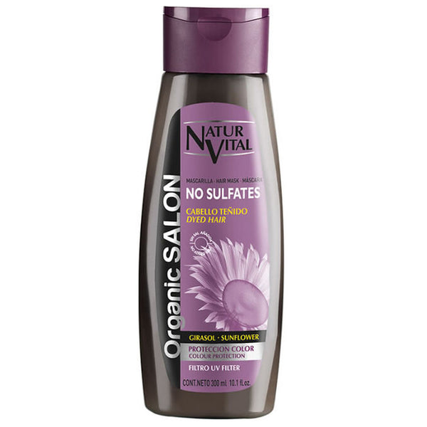 Naturvital sin sulfato de máscara para el cabello girasol 300 ml