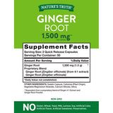 Nature's Truth Ginger Root 550 mg 100 Capsules