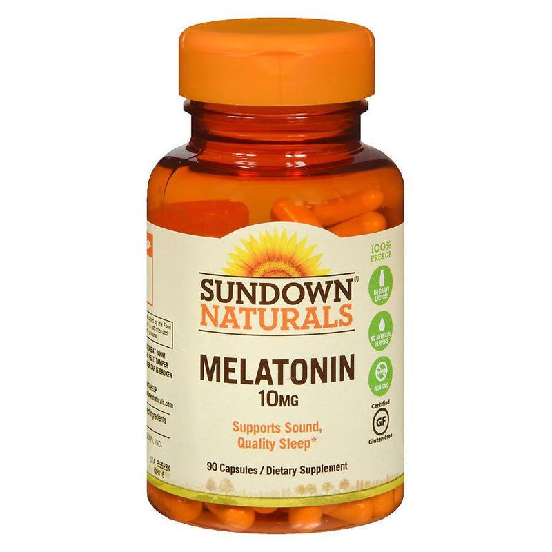 Sundown Naturals Melatonin 10mg, 90 cápsulas