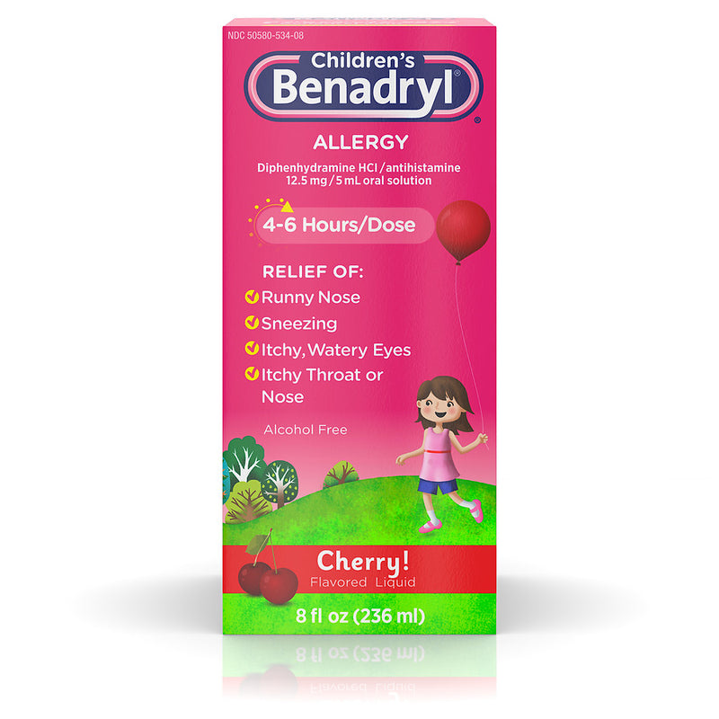 Benadryl Cherry Liquid Cherry