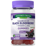 Nature's Truth Elderberry + Vitamin C Zinc Natural Berry Gummies 50ct
