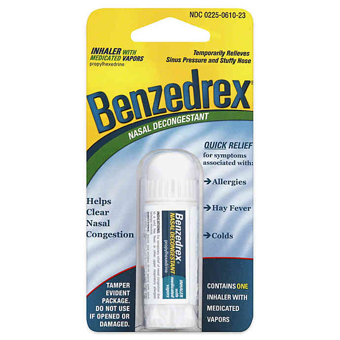 Benzedrex Nasal Decongestant Inhaler