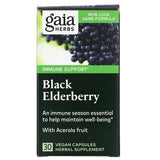 Gaia Herbs Black Elderberry Liquid Capsules