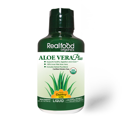 Country Life Realfood Organics Aloe Vera Plus 32 Fl Oz