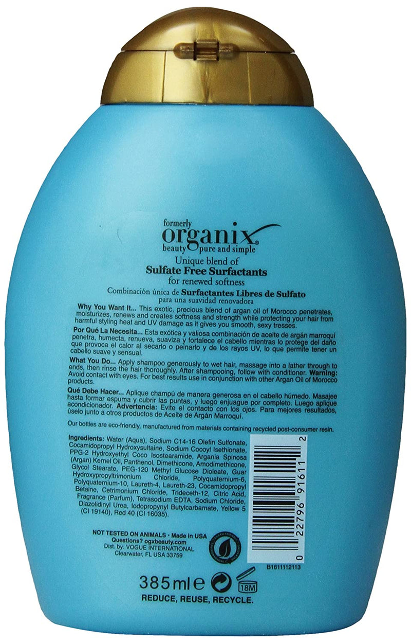 OGX Renewing Argan Oil of Morocco Shampoo, 13 Ounce