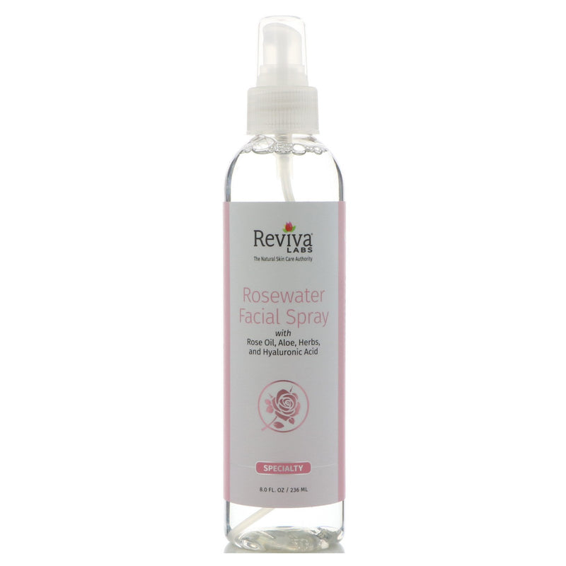 Reviva Labs Rosewater Facial Spray, 8 Ounce