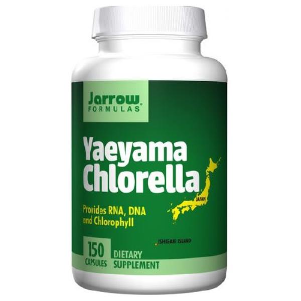 Jarrow Fórmulas Yaeyama Chlorella 400mg Cápsulas