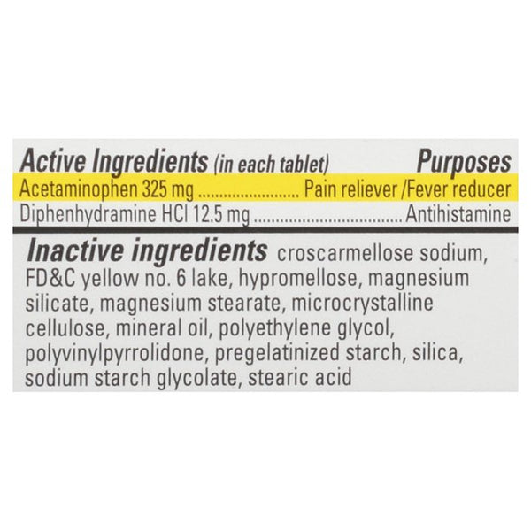 Percogesic Original Strength Acetaminophen 90 Tablets