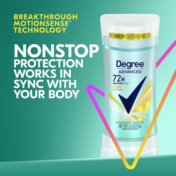 Degree Advanced Women Deodorant Fresh Energy Women 2.6Oz