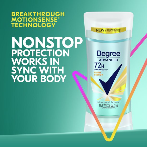 Degree Advanced Women Deodorant Fresh Energy Women 2.6Oz