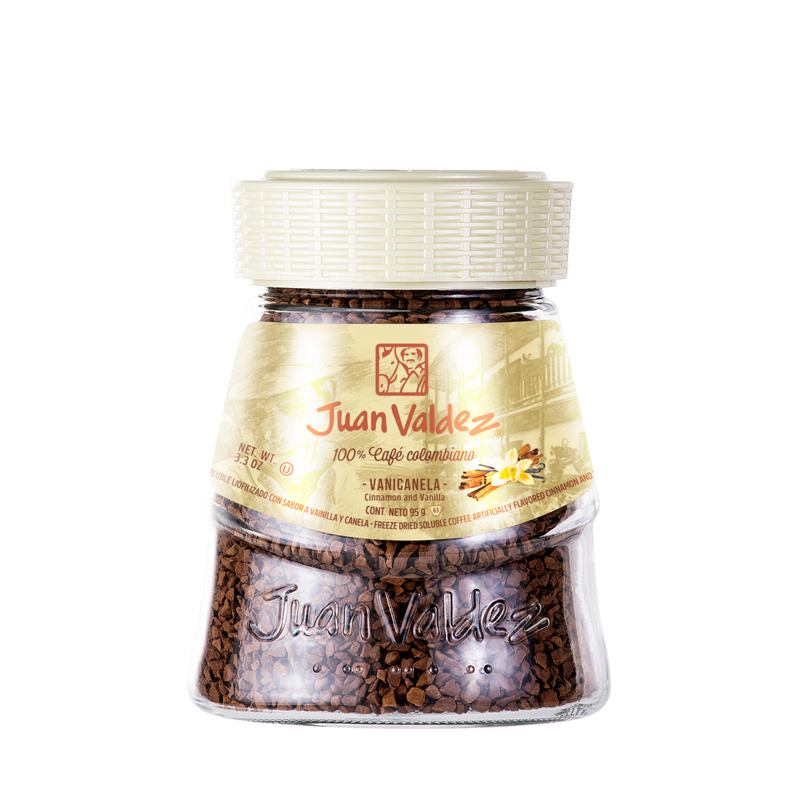 Juan Valdez Vanilla-Cinnamon Flavor Instant Coffee 3.35oz