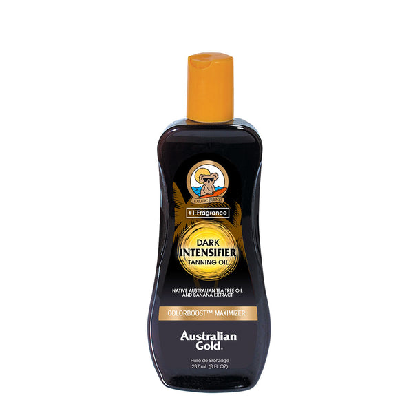 Intensificador de oro australiano aceite de bronceado oscuro 8 onzas
