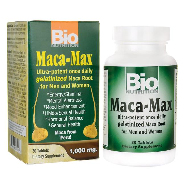 Bio Nutrition Maca Max 30 tabletas