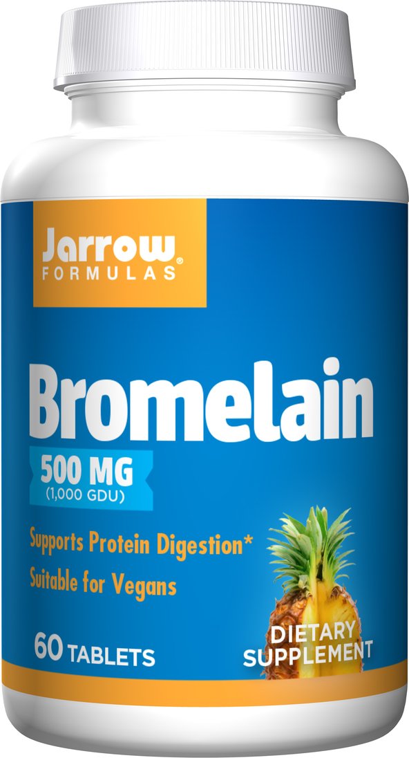 Jarrow Fórmulas Bromelain tabletas 500mg