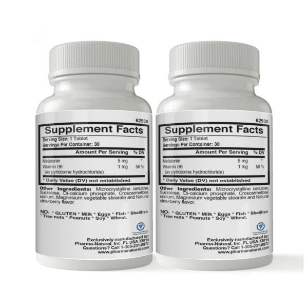 Pharma Natural Melatonin B6 Twin Pack Tablets