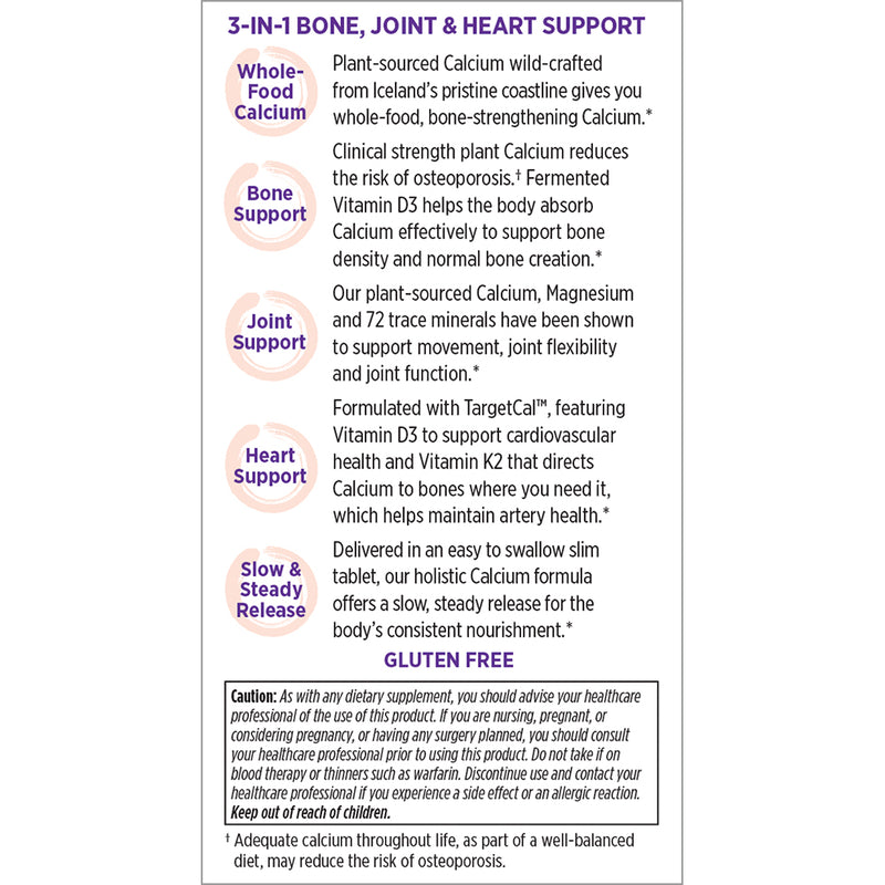 Nuevo capítulo Fuerza ósea Cuidado suplemento de calcio 30 tabletas