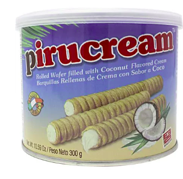 Coconut Pirucream (Pirulin Coconut Wafer Sticks)
